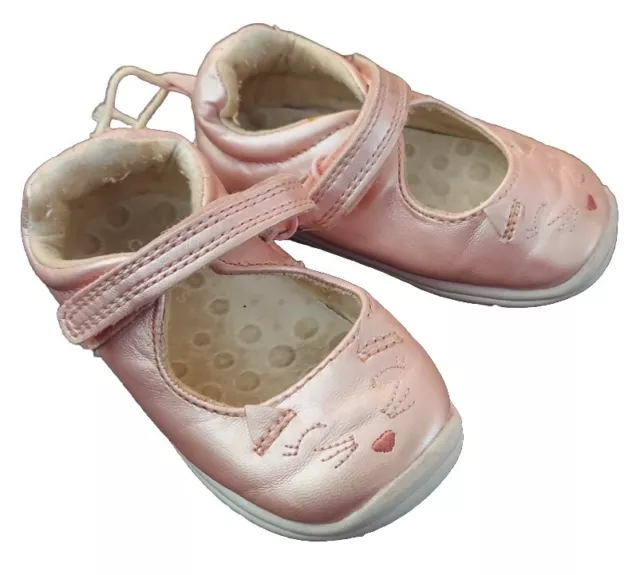 Carters Toddler Girl Pink Cat Flats Size 4.5