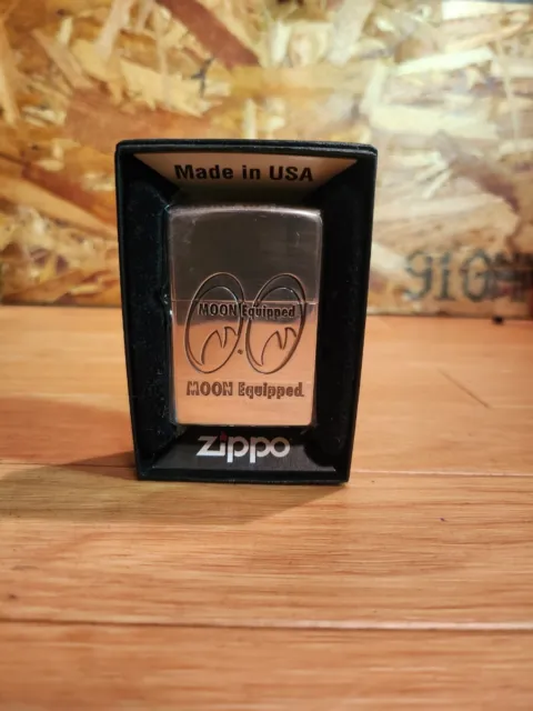 Zippo Mooneyes Moon Equipped Double Sides oil lighter