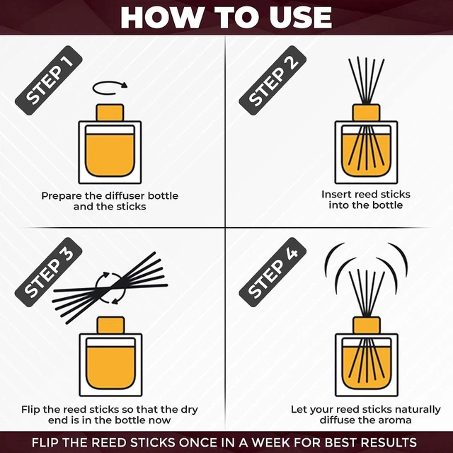 100PCS Reed Diffuser Sticks - 10 Inch Natural Rattan | Ubuy