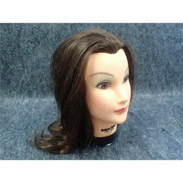 Debra Manikin Cosmetology Mannequin Head Real Human Hair 