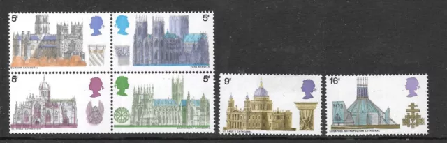 28/5/69 BRITISH ARCHITECTURE (1st SERIES)  MNH GB STAMPS (1)