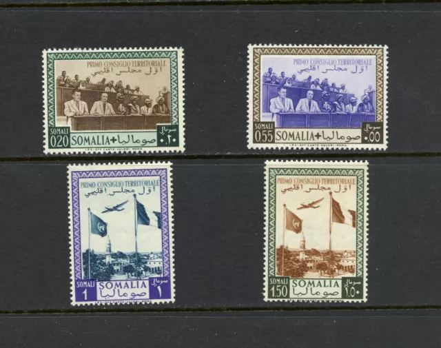 R0595 Somalia 1951 Territorial Council Meeting 4v. MNH