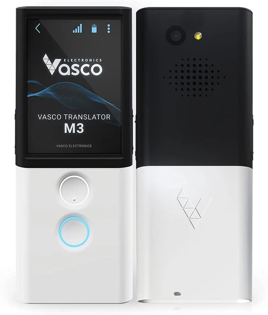 Vasco M3 Traduttore Istantaneo Vocale | 70+ Lingue | Scheda SIM Con Internet a V
