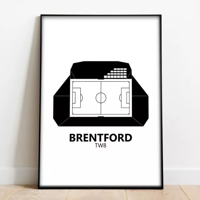 Brentford Community Stadium Aerial View | Print | Poster | Canvas | Mouse Mat