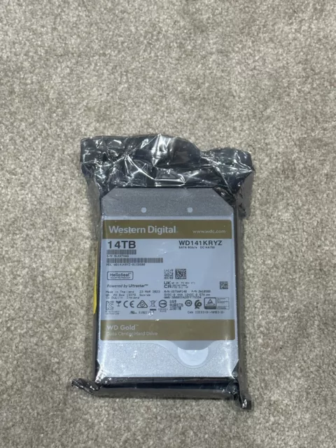 Western Digital WD Gold (7200 1/min, 3,5" SATA III, 512 MB Cache) 14 TB intern... Western Digital WD Gold (7200 1/min, 3,5" SATA III, 512 MB Cache) 14 TB intern...