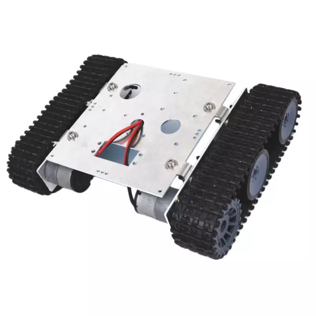 Alliage Tank Car Châssis Track Crawler Kit DIY Assemblé Robot Science Jouets