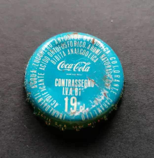 Coca Cola Verona Italia tappo corona bottle cap chapa tapon Kronkorken capsule