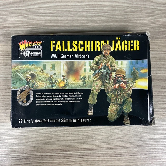 Warlord Games Bolt Action Fallschirmjager Weapons Teams - 1:56 Scale WWII German Paratrooper Models