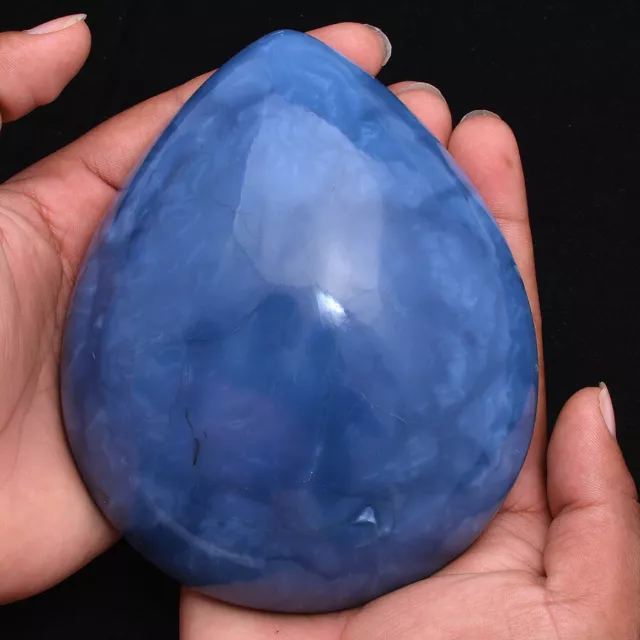 4135 Cts Natural Blue Opal Pear Cabochon Untreated Museum Size Huge Gemstone