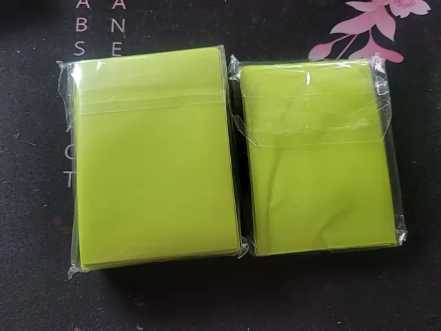 80 Ultra PRO Solid Lime Green Deck Protector Small 62mm size CARD SLEEVES UP