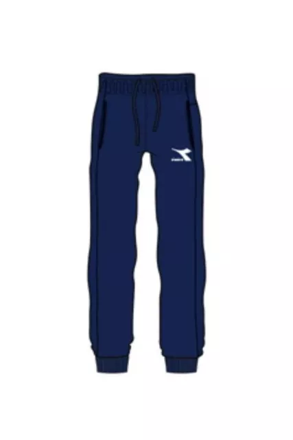 Diadora Pantalone Tuta Uomo 102.179957 01 60062 Cuff Pants Core Blu Originale