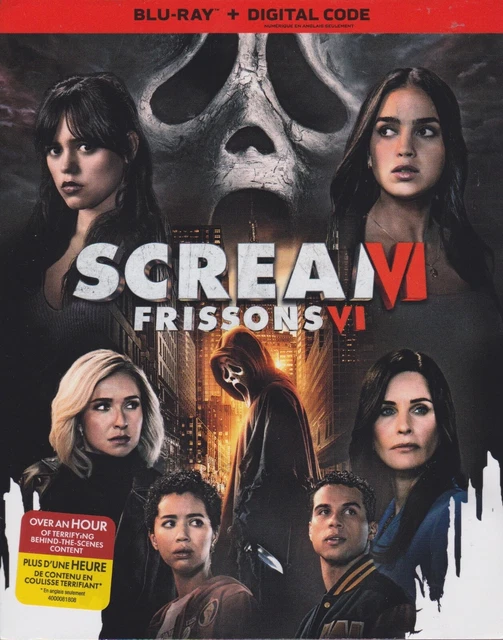 SCREAM VI/SCREAM 6 BLURAY & DIGITAL SET with Jenna Ortega & Courtney ...