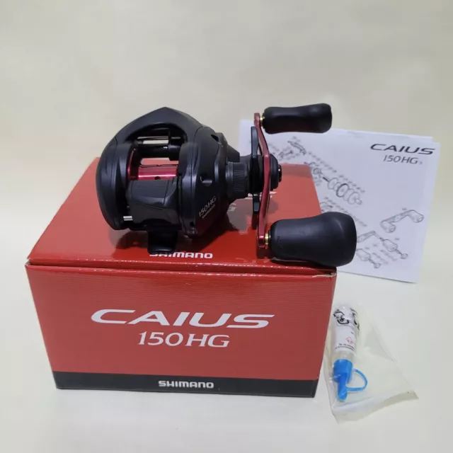 1pc Shimano Caius 150HG Baitcasting Bass Casting Fishing Reel S3D