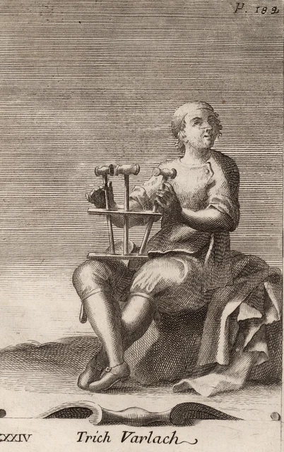 TRICCHEBALLACCHE - Bonanni - Westerhout - Kupferstich 1716