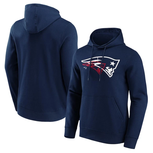New England Patriots Hoodie (Size L) Men's NFL Overlay Graphic Hoodie - New
