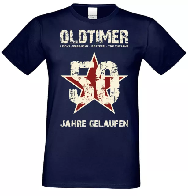 Geschenk 50. Geburtstag 50 Jahre Männer Mann Frau lustig Oldtimer Unisex T-Shirt