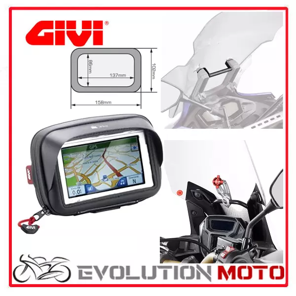 Kit Traversino + Porta Smartphone + S902A Moto Guzzi V 85 Tt 2019 > 2022 Givi