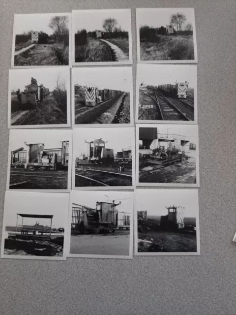 1974 Industrial Locomotives of British Moss Litter(Fisons),Swinefleet,Photos x12