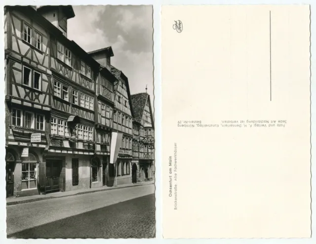 24497 - Ochsenfurt am Main - Brückenstraße - real photo - old postcard