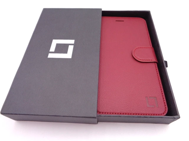 Lupa Legacy Apple iPhone 6/6s Plus Burgundy Leather Wallet Phone Case