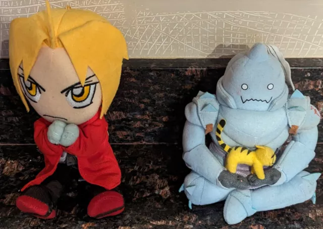 Fullmetal Alchemist Sitting Alphonse & Edward Elric Plush Toys