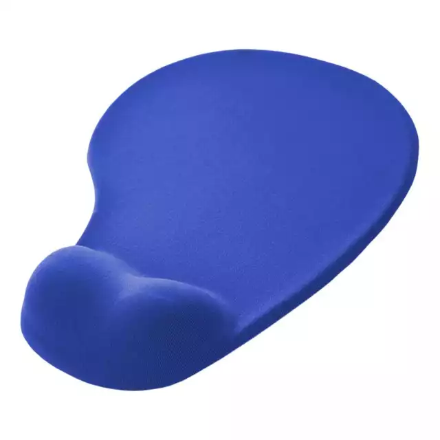 Tapis de souris ergonomique repose poignet ultra fin confort optimal Bleu