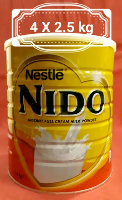 Nido Leche en Polvo Nestle 4x 2500G Leche Polvo Bebidas