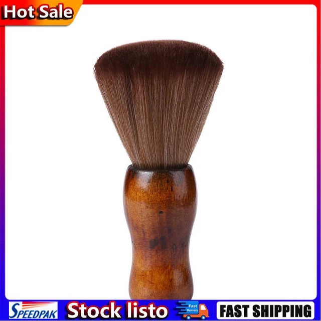 Wooden Hair Sweep Brush Neck Face Duster Soft Hair Cleaning Hairbrush (1) Hot