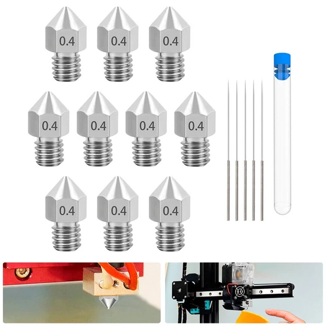 Ugello acciaio inox 10x accessori aghi detergenti facili da installare