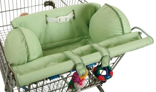 Prop 'R Shopper Shopping Cart Cover, Green Pin Dot
