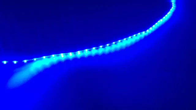 Mini LED Lichterkette LED nur 1,6 mm schmal 50cm Kirmes Häuser Waggon blau #A260