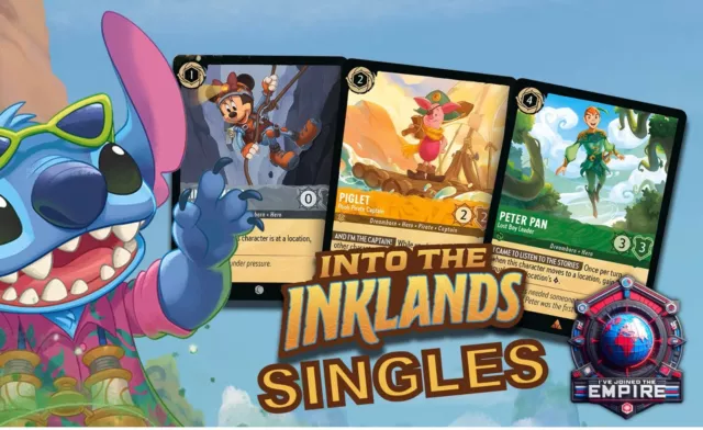 Into the Inklands Common/Uncommon/Rare Singles HOLO FOILS - Disney Lorcana