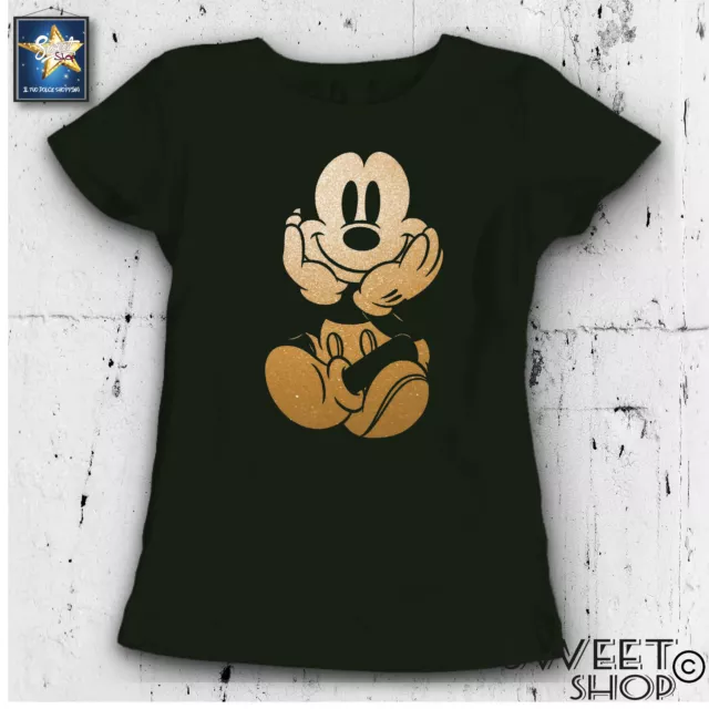 T SHIRT MAGLIETTA DONNA mickey mouse topolino IDEA REGALO COMPLEANNO FASHION EUR 9 00 PicClick IT