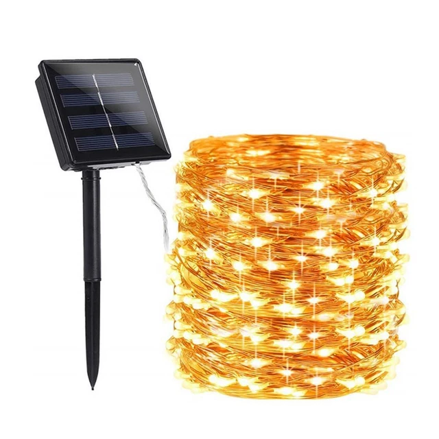 5V Christmas Lights Waterproof 8 Modes Party Lamps for Bedroom (10M-Warm Light)