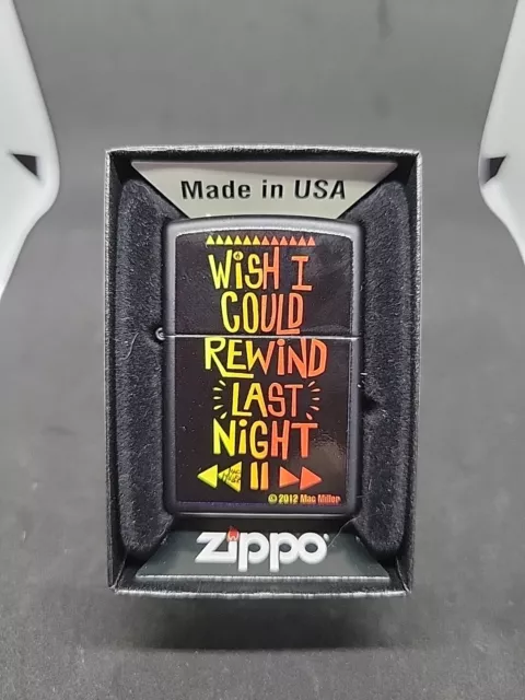 Vintage Mac Miller Genuine Zippo Lighter Windproof SUPER RARE Sealed