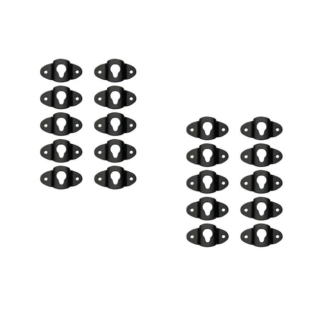 2 COUNT SPEAKER Hanger Plate Wall Mount Hanging Connector Hook £9.95