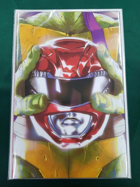 Mighty Morphin Power Rangers/Teenage Mutant Ninja Turtles #1 Helmet Var