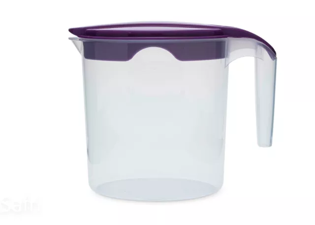 1.7L PITCHER JUG Water & Jug Juice Drinks Serving Water Fridge Container  Clear A $3.99 - PicClick AU