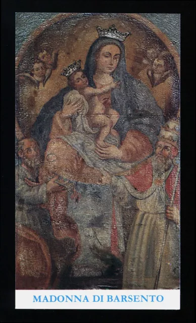 santino - holy card MADONNA DI BARSENTO