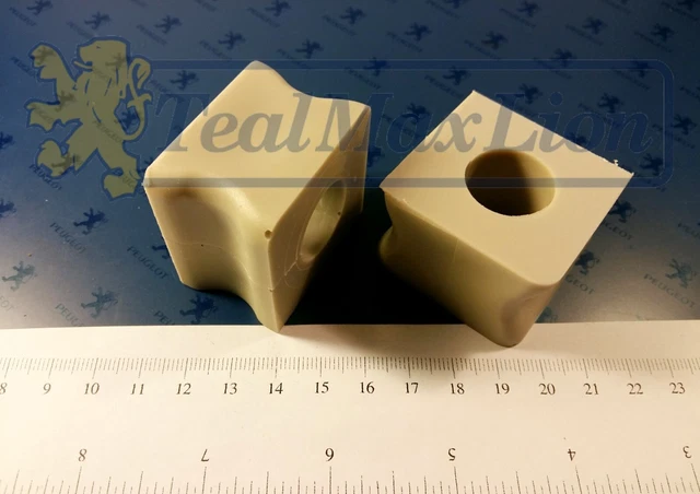 2 Soportes De Goma Para Barra Estabilizadora Delantera 20 Mm Peugeot 104 Y Talbot Samba
