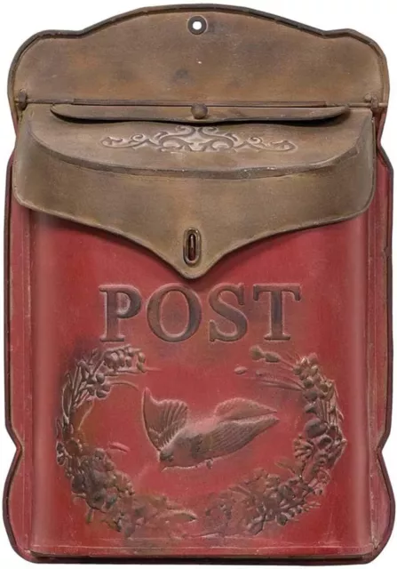 Gifts Vintage Rusted Post Box,Mailbox Wall Mount,Mailboxes & Accessories