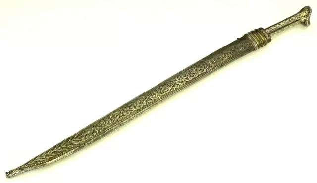 =C. 1830 Ottoman Empire Yatagan w. Silver Sheath, Smyrna, Greek Independence War