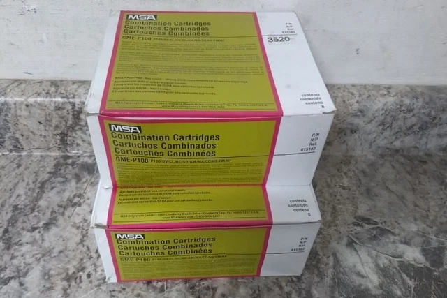 MSA 815182 12 Pk Magenta, Olive Color Code Combination Cartridge/Filter