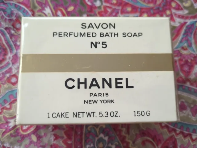 Chanel de colección No. 5 jabones jabón de baño perfumado 1 pastel 5,3 oz sellado*