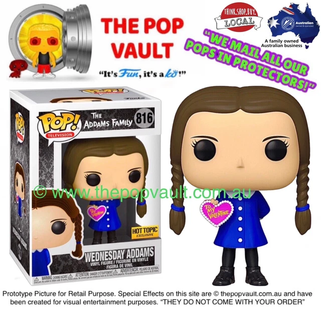 Funko Pop Vinyl Television Tv The Addams Family #816 Wednesday Addams Valentine