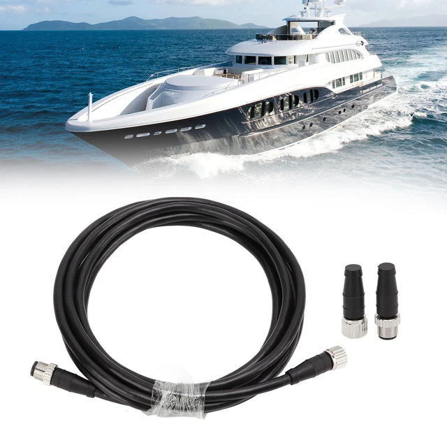 Câble De Base NMEA 2000, Femelle, Mâle, Filetage M12, 5 Broches, Avec Résistance