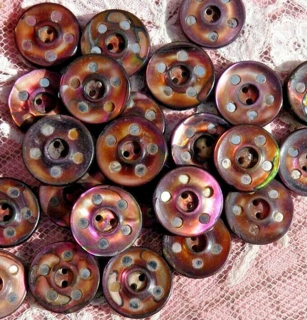 Lot De 10 Petits Boutons Décoratifs En Métal Avec Strass Pour Travaux