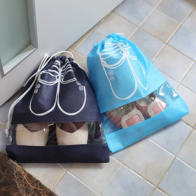 15 stücke Transparente Schuhe Tuch Aufbewahrungstaschen Pouch Wasserdichte Tuch 11