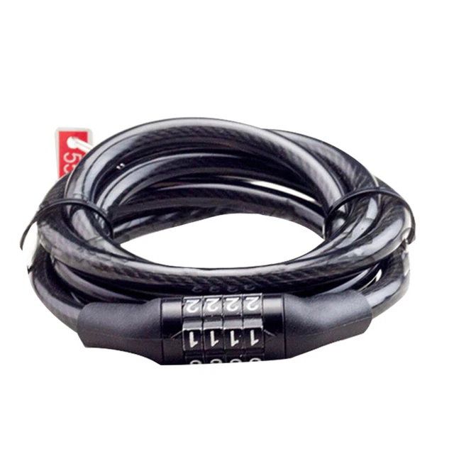 Lucchetto A D Per Bicicletta In Acciaio Ad Alta Durezza Con Cavo D'acciaio Da 1,2 M, Rivestimento In Silicone, Antielettrico - 3