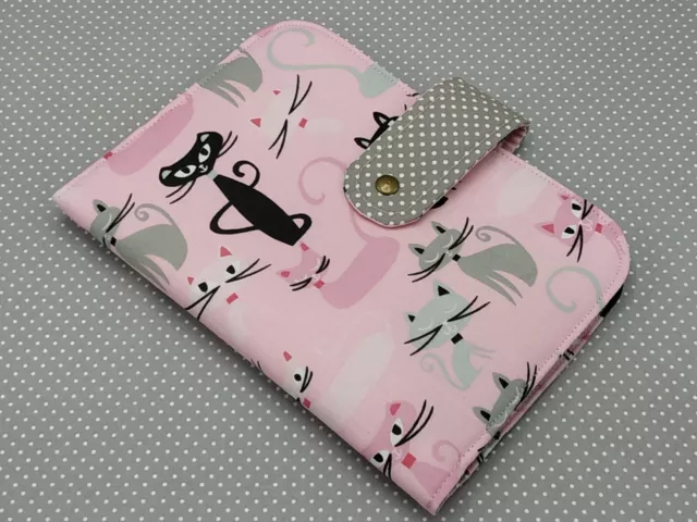 Handmade Baby Diaper Nappy Wallet Bag Pouch Wipes Holder Organizer Rose Cats 7
